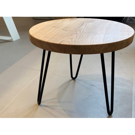 Table basse fil 40mm diamètre 450 à 800