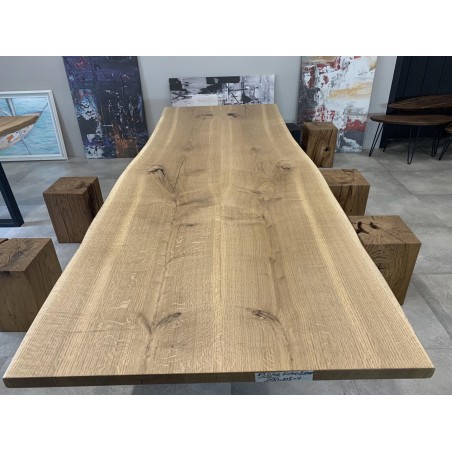 TABLE MIROIR CHENE