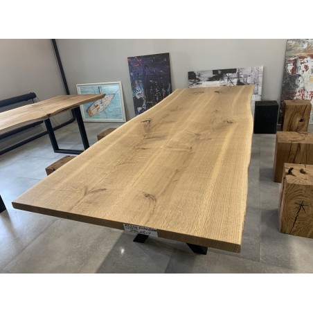 TABLE MIROIR CHENE