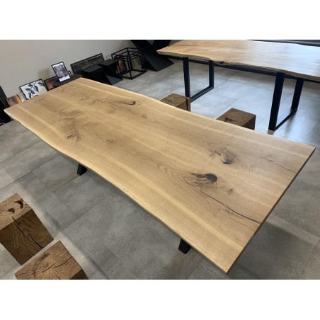 TABLE MIROIR CHENE