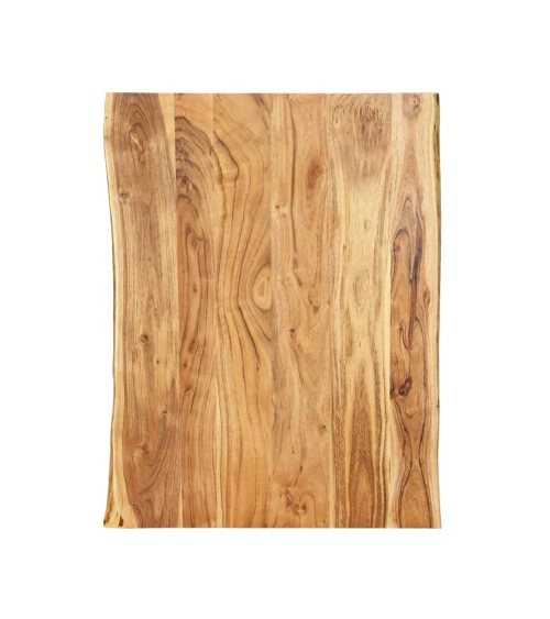 Table en Erable massif - 40 mm - Pieds ASIA noirs