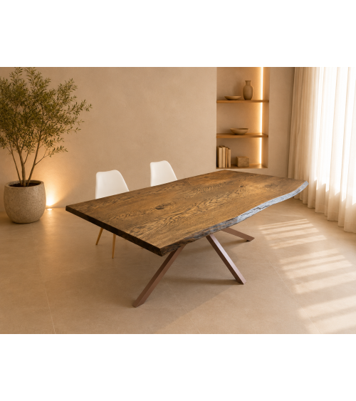 Table en Chêne Live Edge