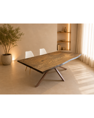 Table en Chêne Live Edge