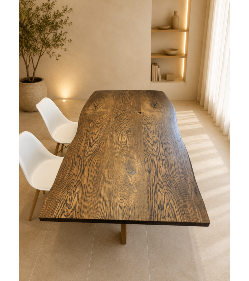 Table en Chêne Live Edge