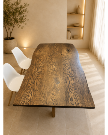 Table en Chêne Live Edge