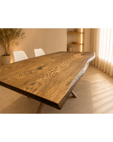 Table en Chêne Live Edge