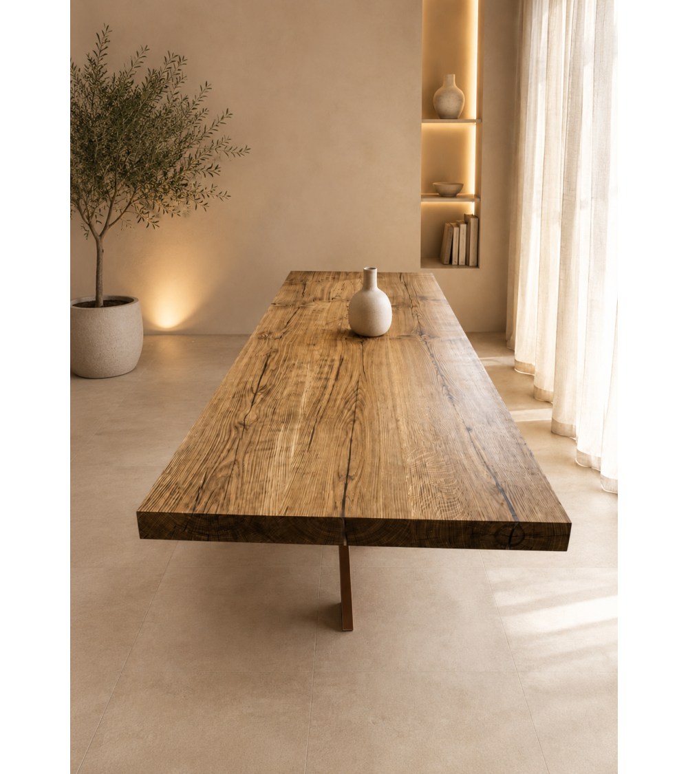 Table en Chêne Vieilli
