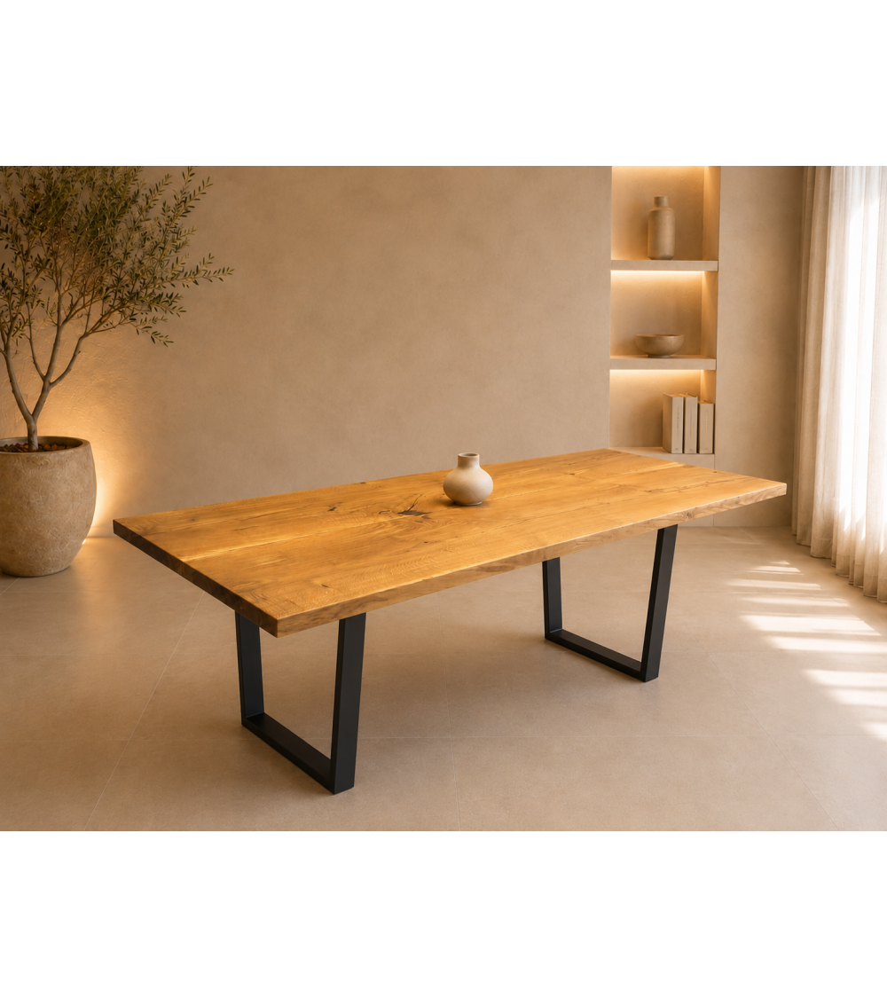 Table en chêne massif