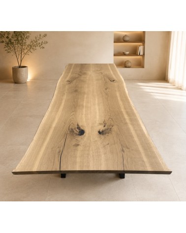 TABLE MIROIR CHENE